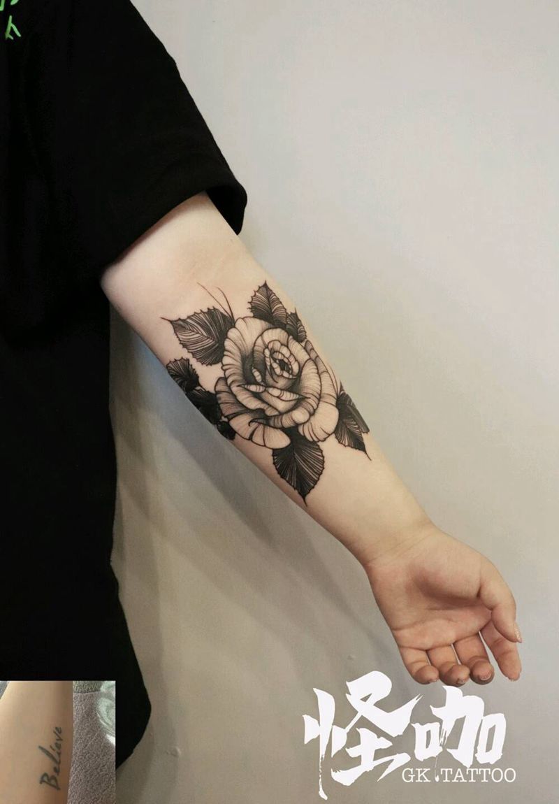 纹身遮盖纹身图片_手臂纹身图案