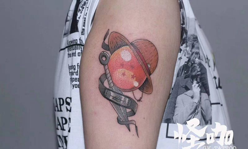 动漫纹身图片_手臂纹身图案