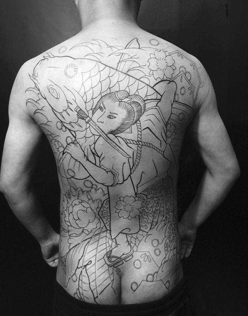 吴建刺青纹身图片_