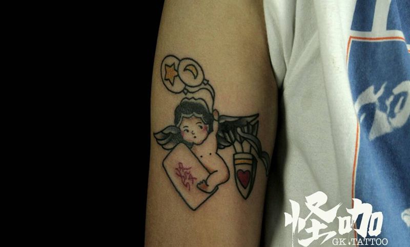 来一波～纹身图片_Old School纹身图案