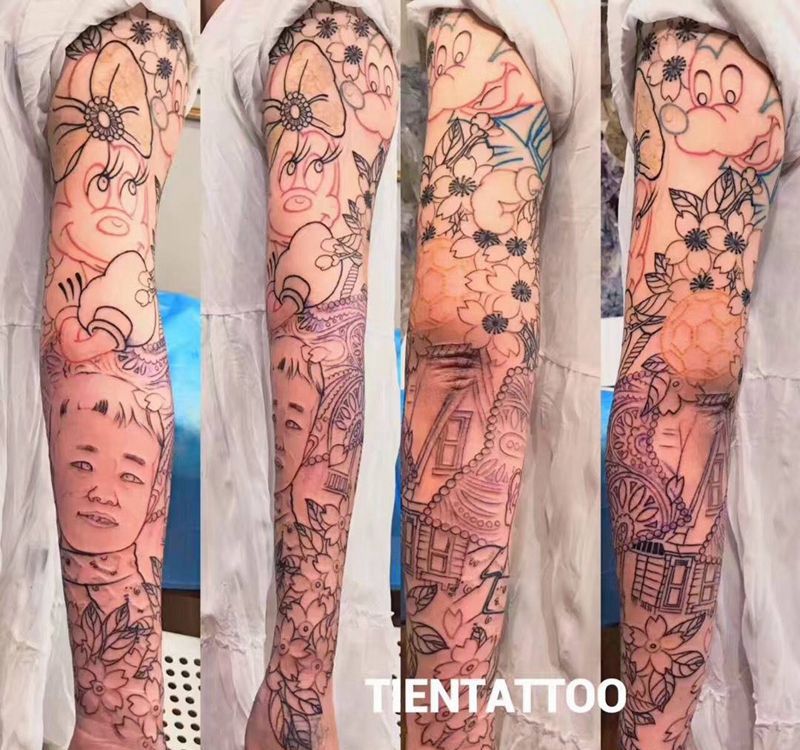 童之稚纹身图片_