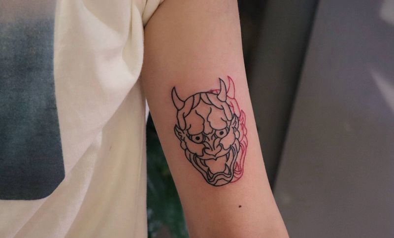 般若纹身图片_手臂纹身图案