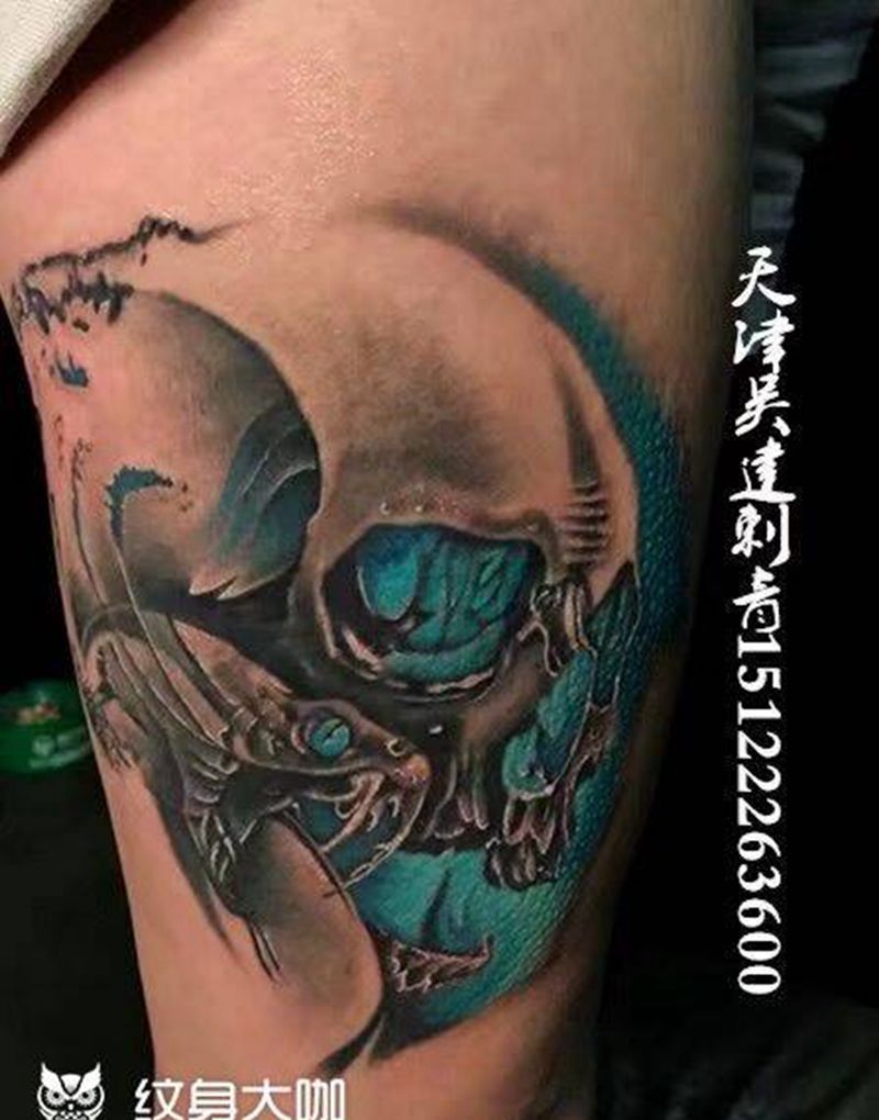 吴建纹身图片_