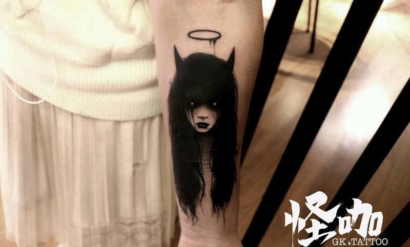 暗黑纹身图片_