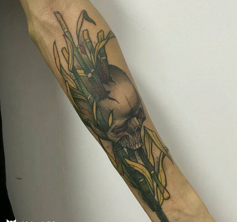 恢复后效果纹身图片_手臂纹身图案