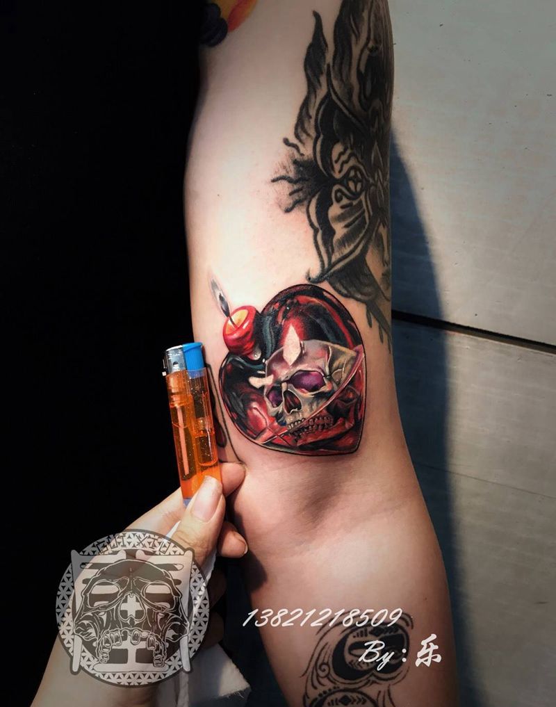 希望纹身图片_成品手臂欧美写实人物静物鬼神宗教原创纹身图案