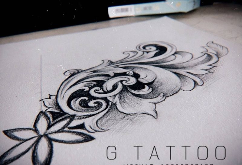 设计添加纹身图片_手臂几何纹身图案