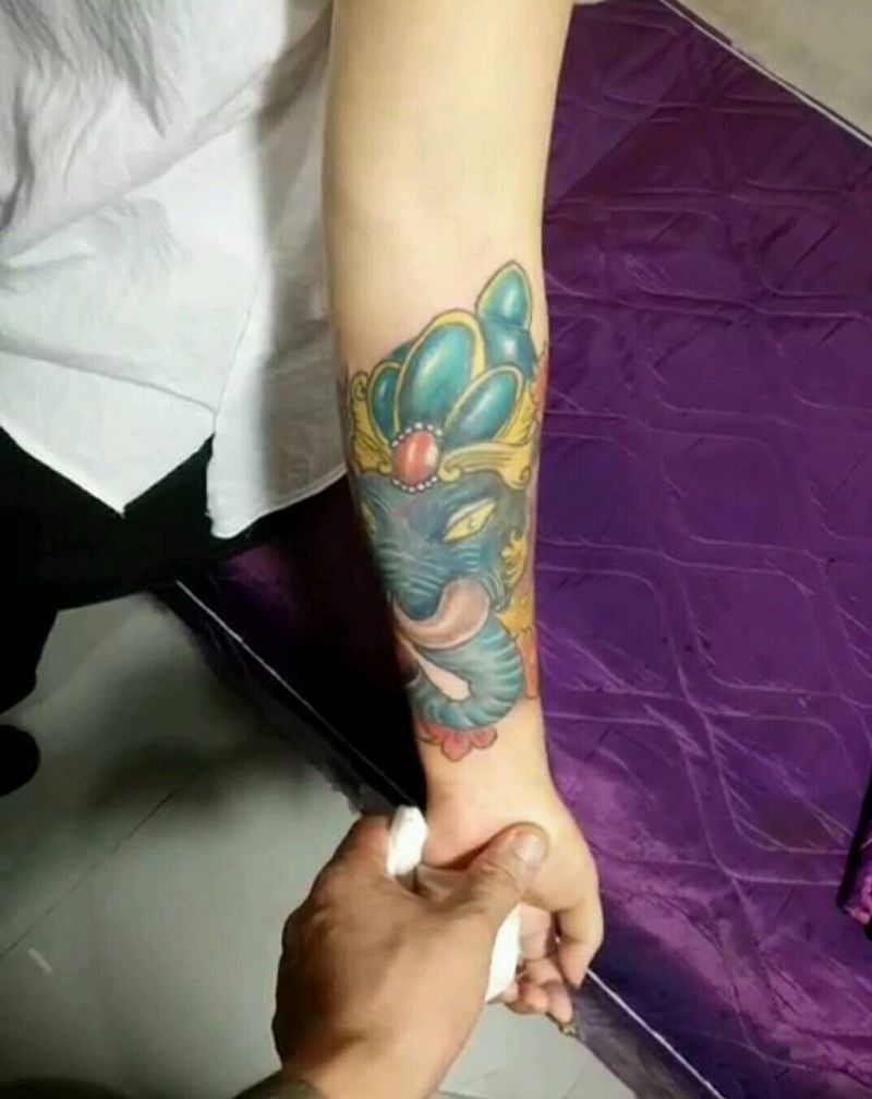 遮盖图纹身图片