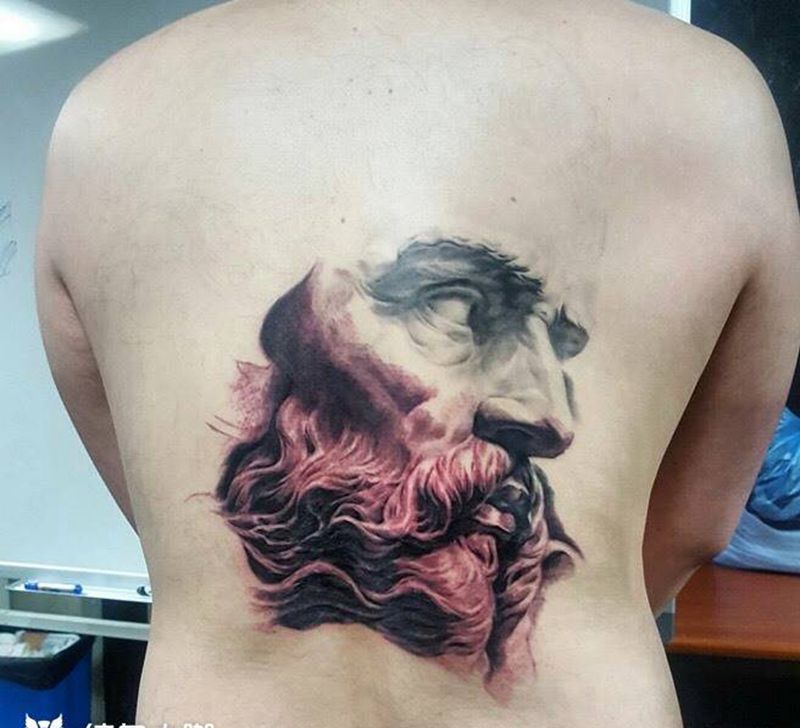 满背养成记纹身图片