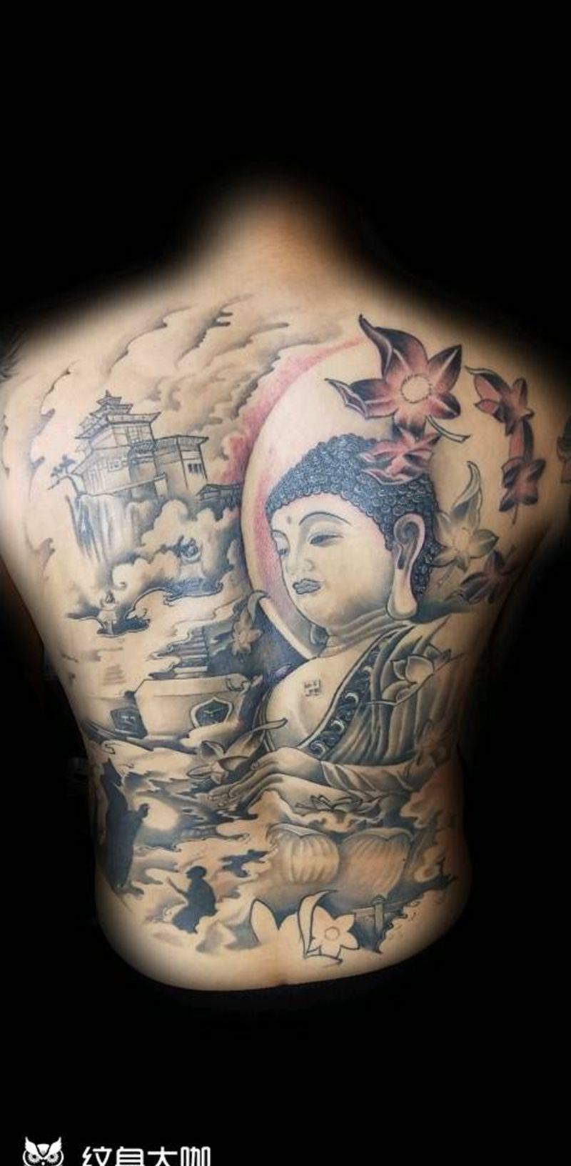 佛祖纹身图片