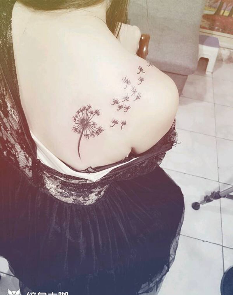 最近的小清新作品，一次性发出来纹身图片_颈部肩部胸部手臂欧美习俗清新写实几何成品纹身图案