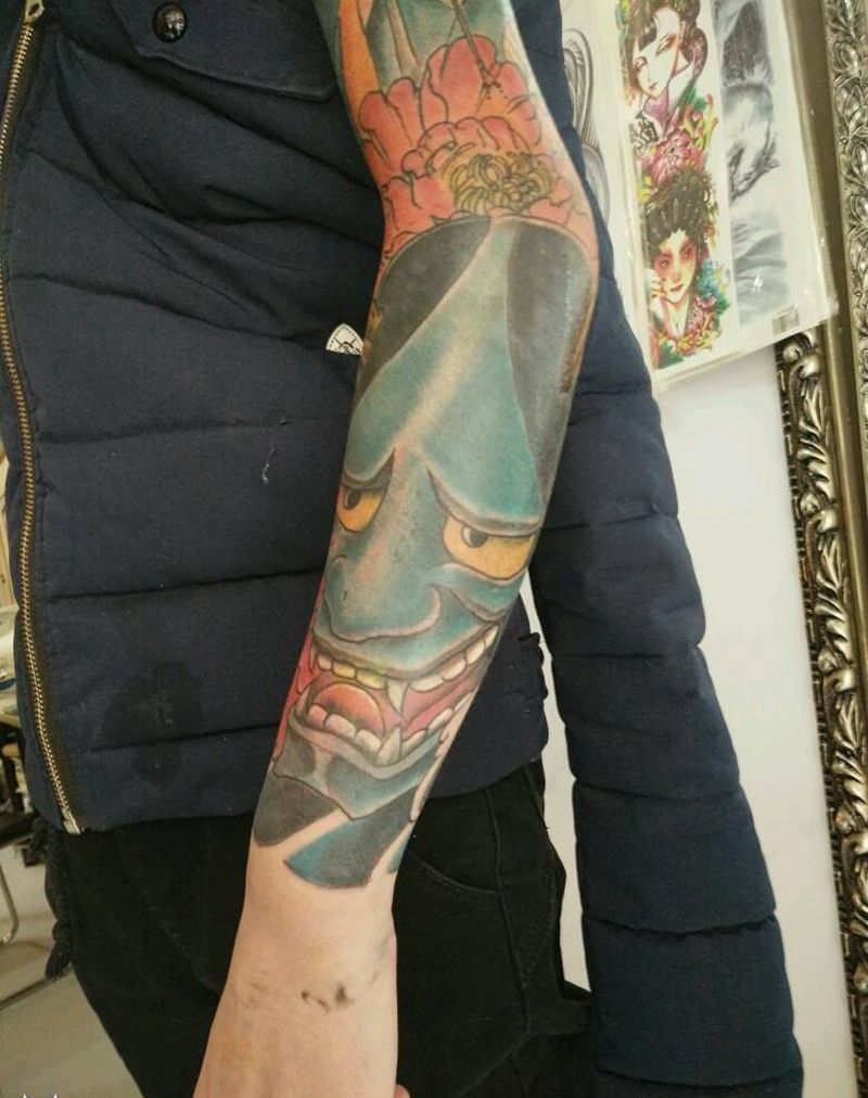 包臂纹身图片