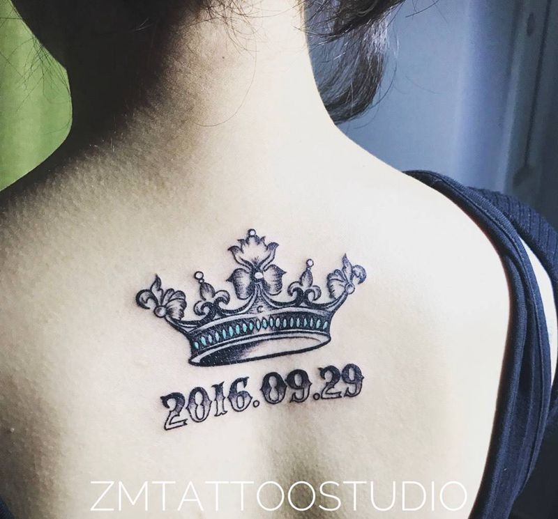 皇冠纹身图片