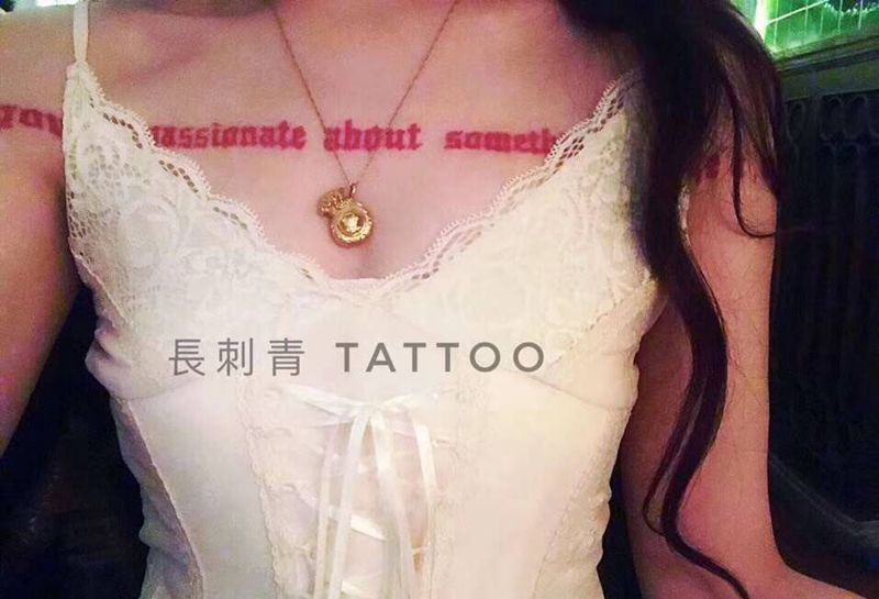 买家秀纹身图片_胸部纹身图案