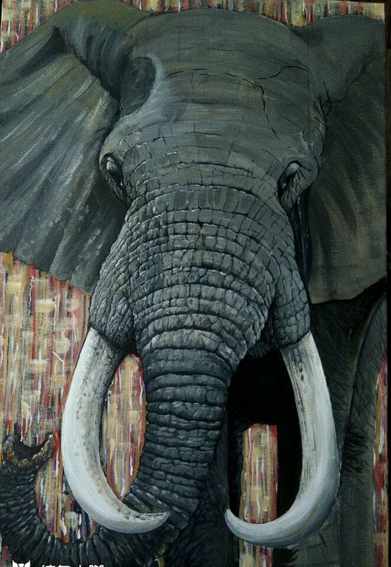 象纹身图片_动物原创内蒙古纹呼市巴依手稿纹身图案