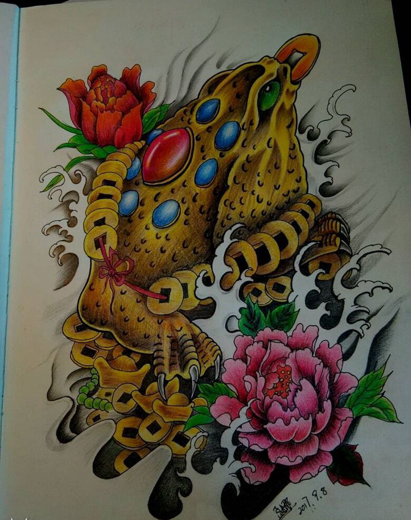 娜娜作品纹身图片_欧美动物内蒙古纹呼市巴依手稿纹身图案