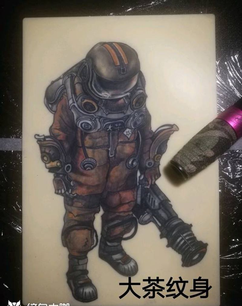 欧美写实纹身图片_欧美写实纹身图案