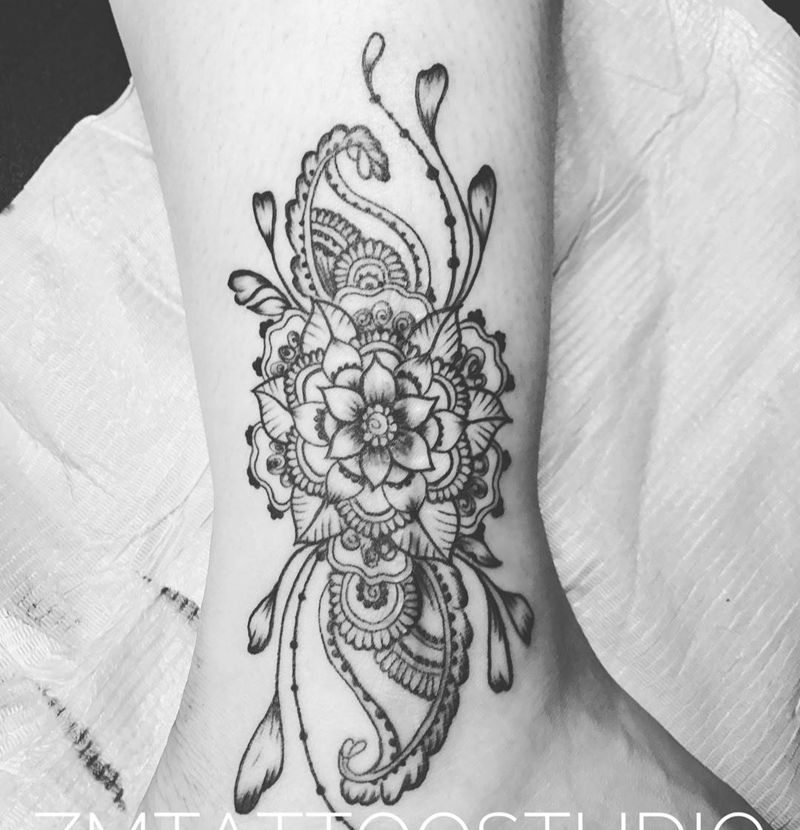 疤痕遮盖纹身图片