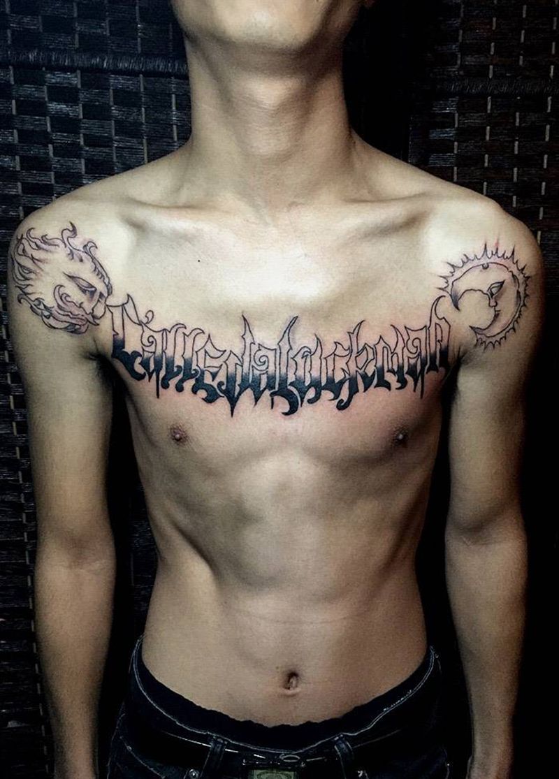 其卡诺待续纹身图片_巴依纹身内蒙古纹身专业纹身字符纹身图案