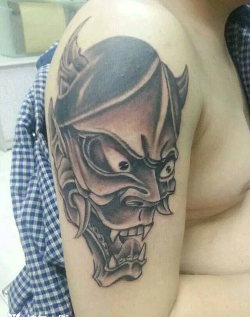 林元素纹身图片_传统纹身图案