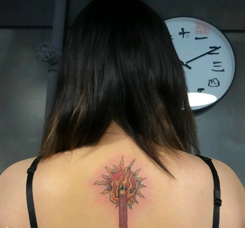 画画有时候也是信念吧纹身图片