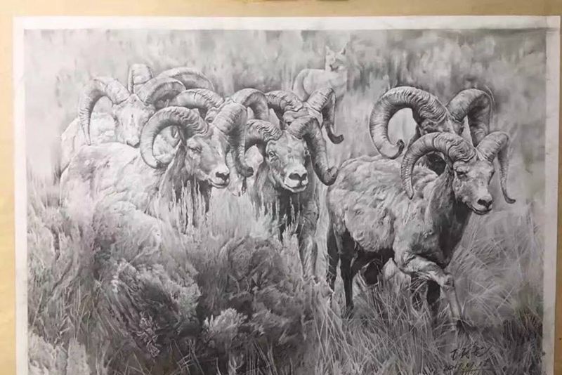 学员作品纹身图片_巴依内蒙古专业培训纹身图案