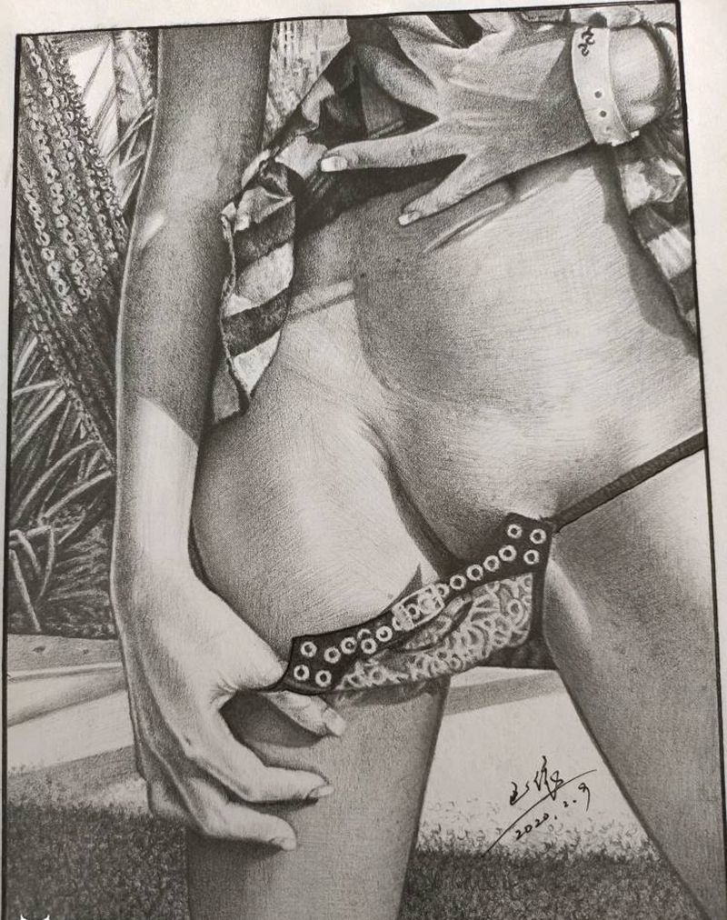 花花公子女郎纹身图片_欧美写实素描花花公子女郎纹身图案