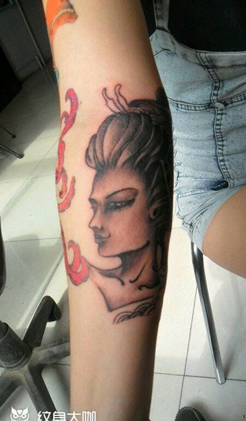 林元素纹身图片