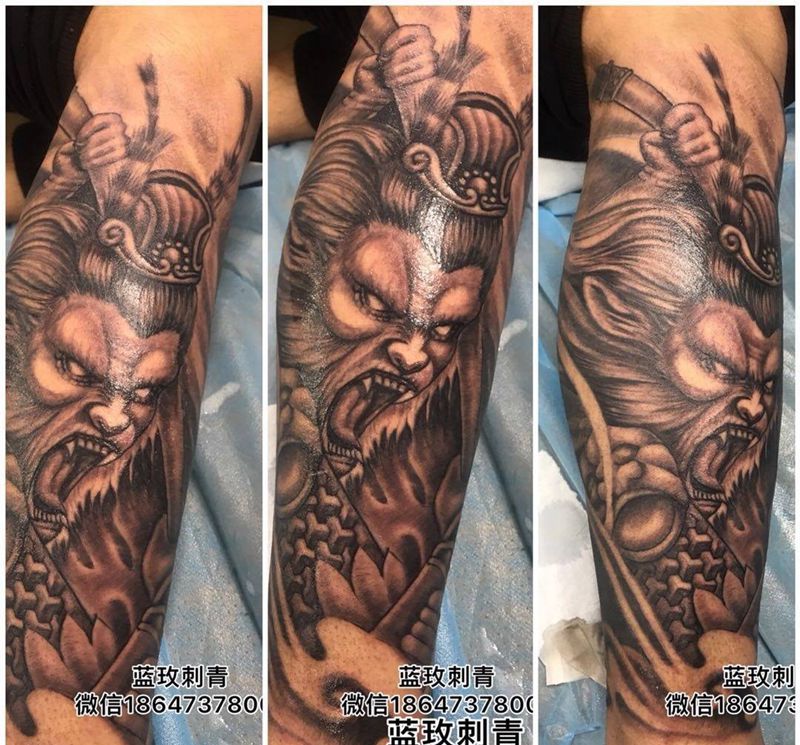 斗战胜佛纹身图片