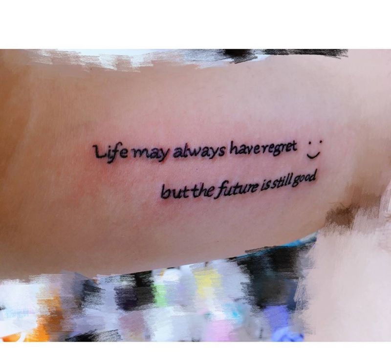 Better纹身图片_清新手臂字符纹身图案