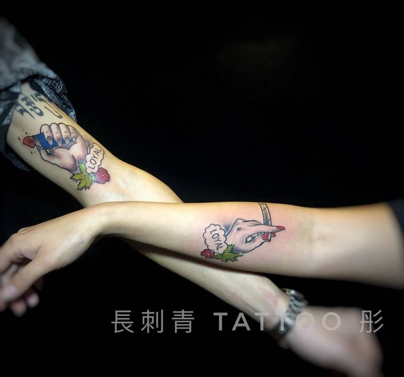 情侣纹身图片