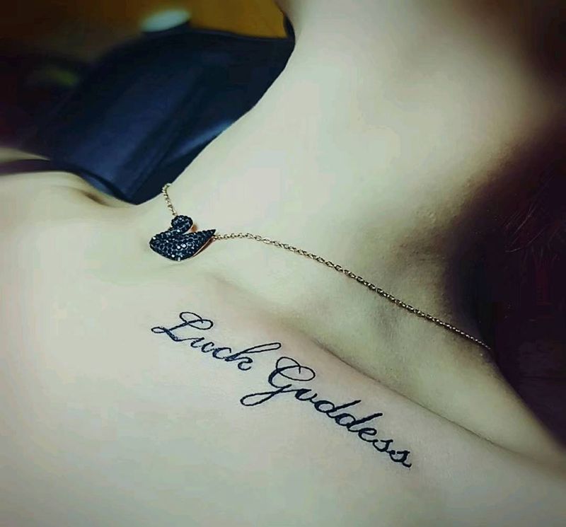 幸运女神纹身图片