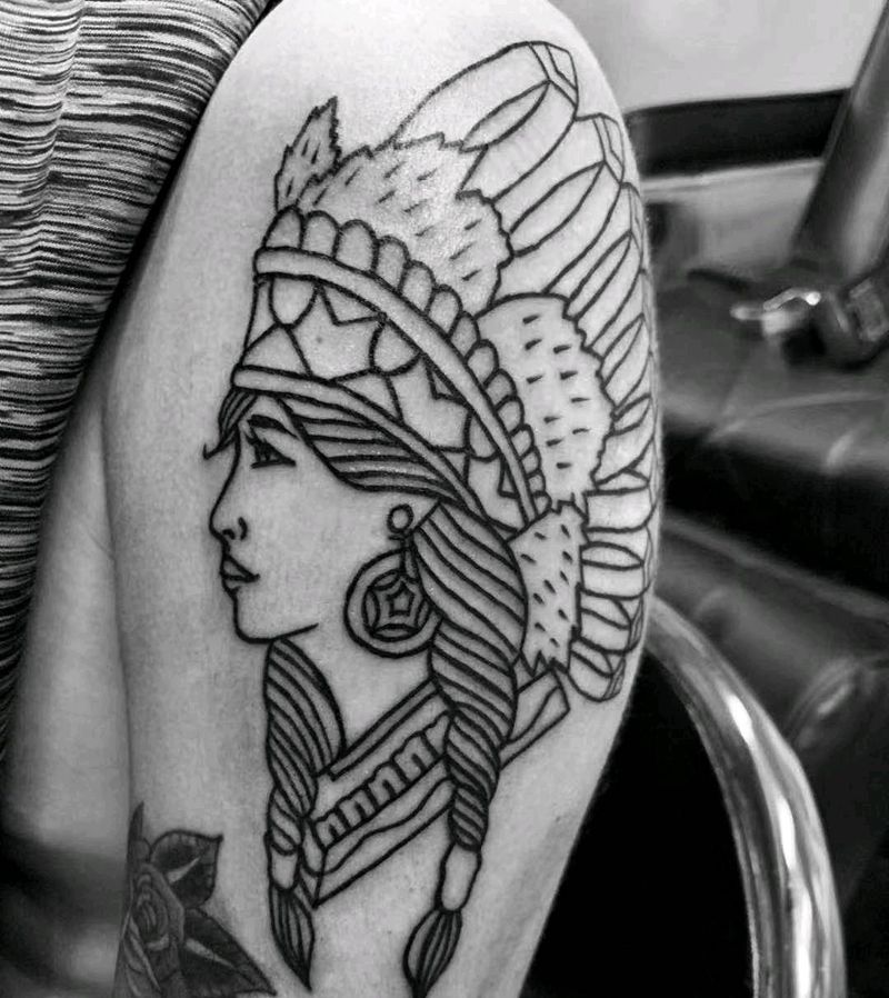 古老的信仰纹身图片