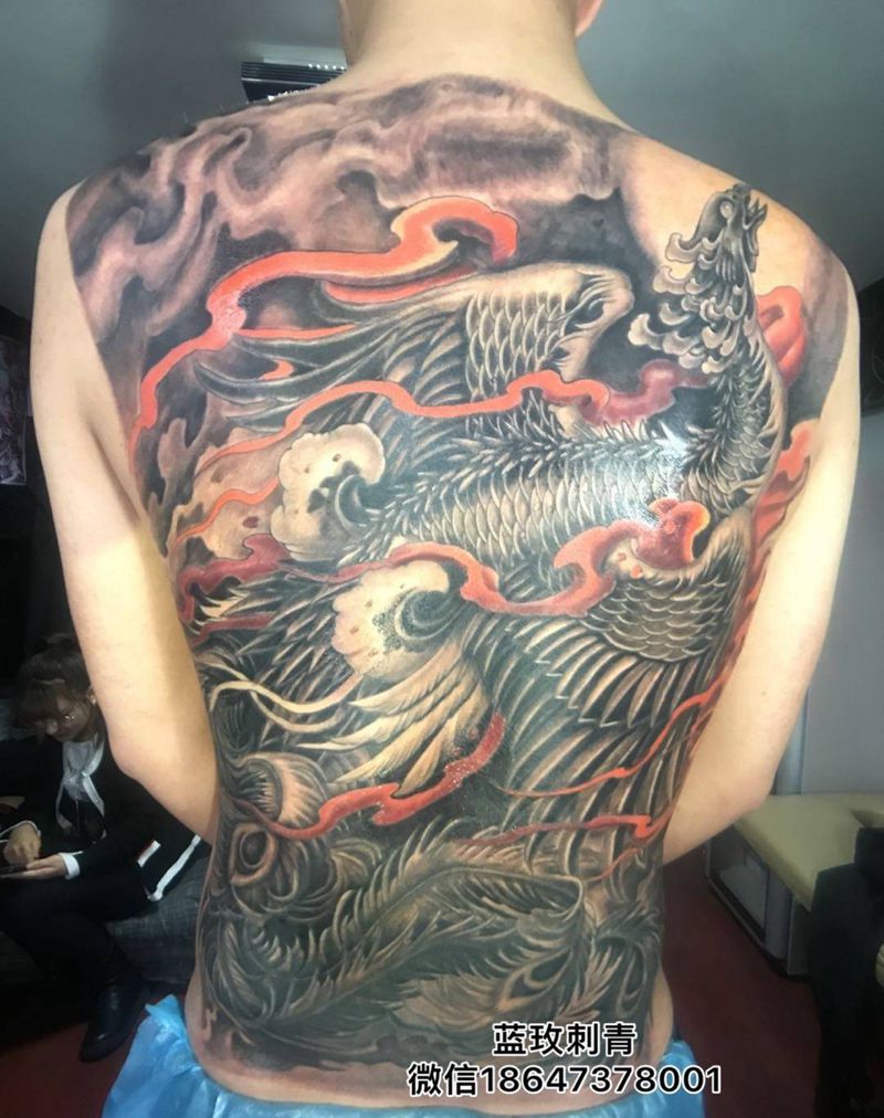 凤凰纹身图片