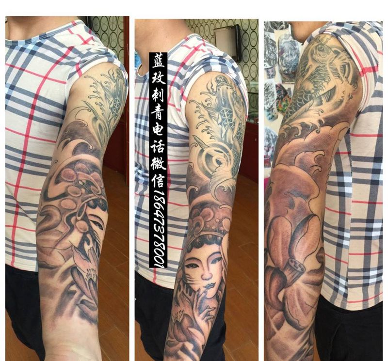 花臂纹身图片