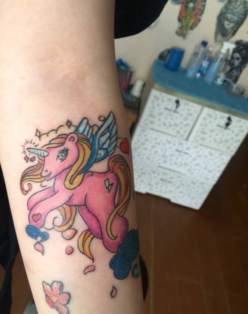 独角兽纹身图片