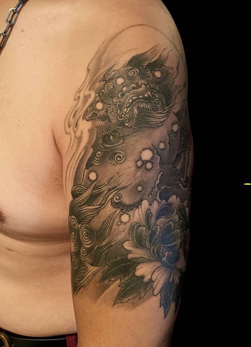 还图纹身图片_巴依纹身内蒙古纹身专业纹身国画纹身图案