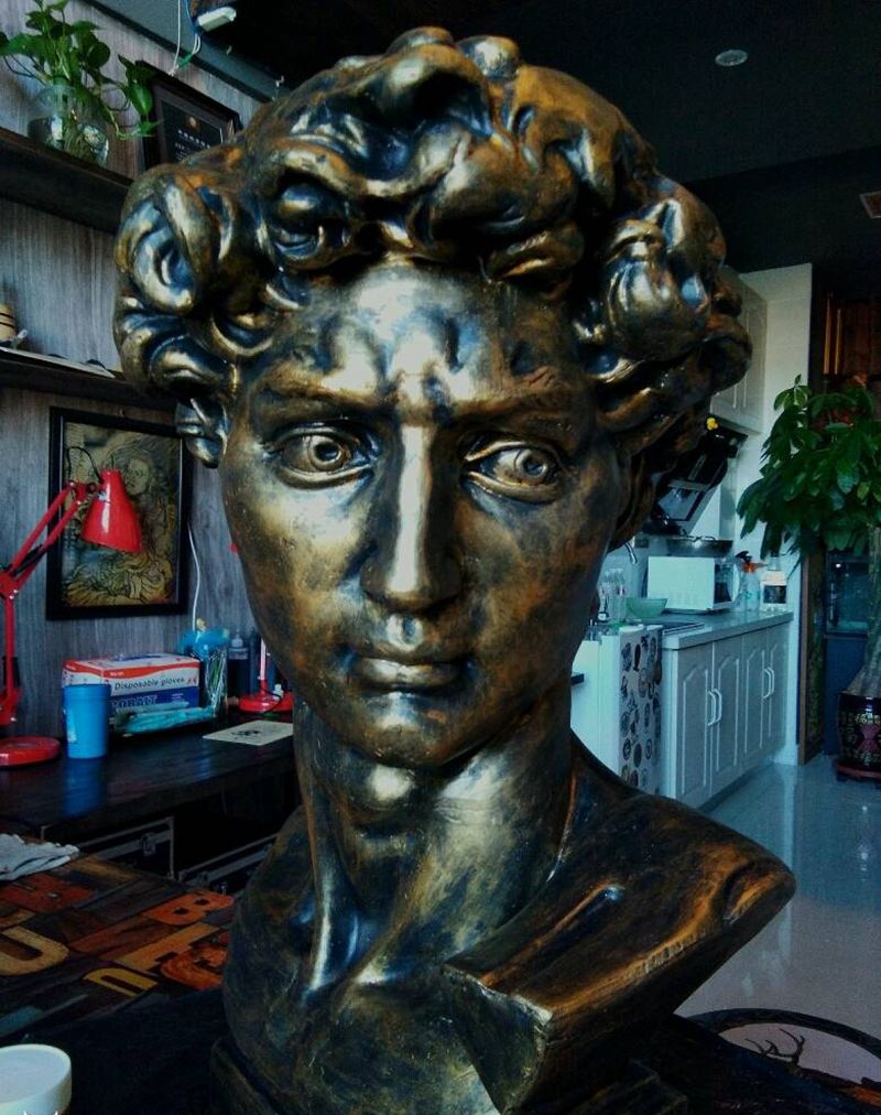 青铜大卫纹身图片_内蒙古纹呼市巴依成品纹身图案