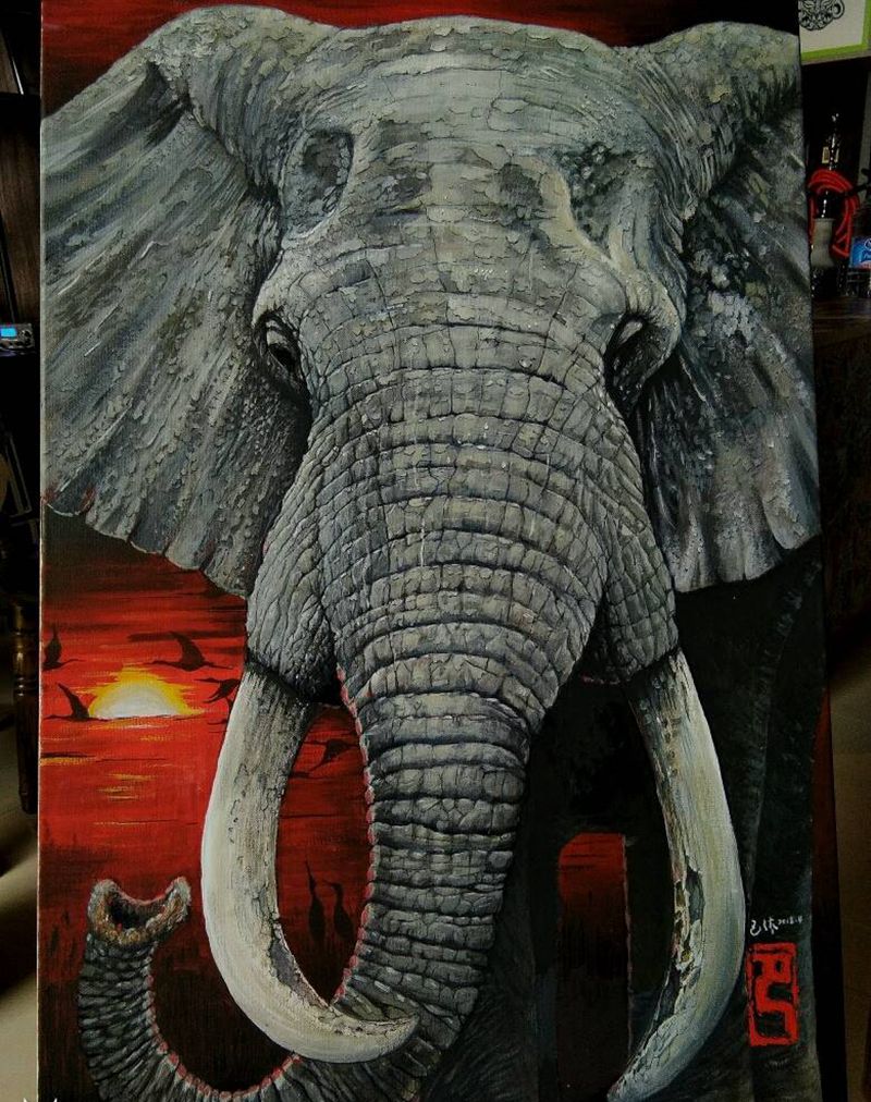 象纹身图片_原创内蒙古纹呼市巴依成品手稿插画纹身图案