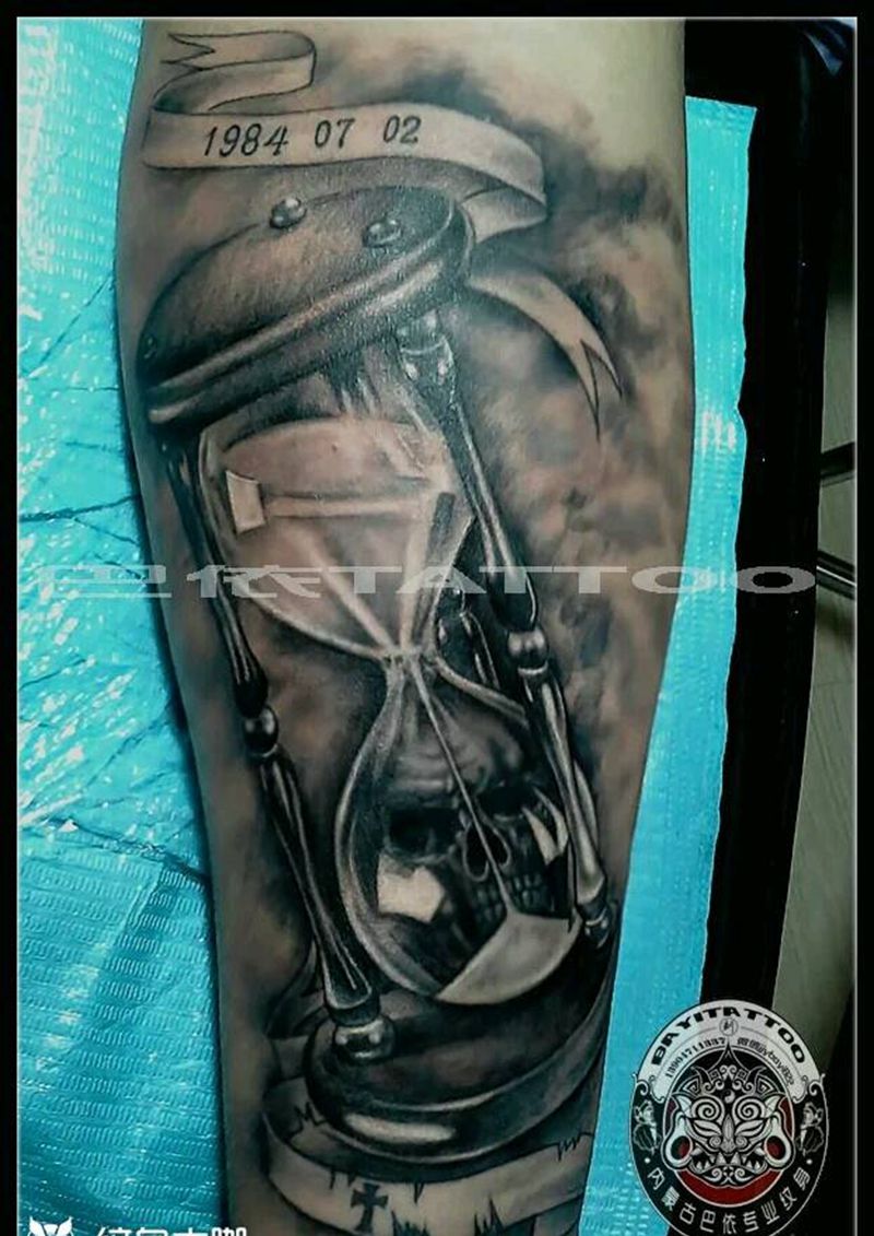 生命纹身图片_手臂欧美静物巴依纹身专业纹身纹身培训纹身图案