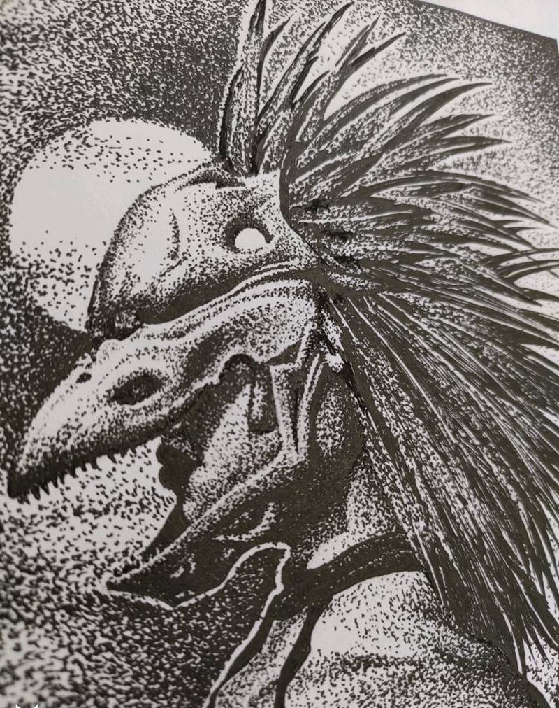 点刺纹身图片_点刺手稿纹身图案