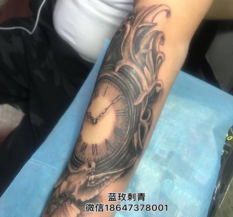 欧美元素纹身图片