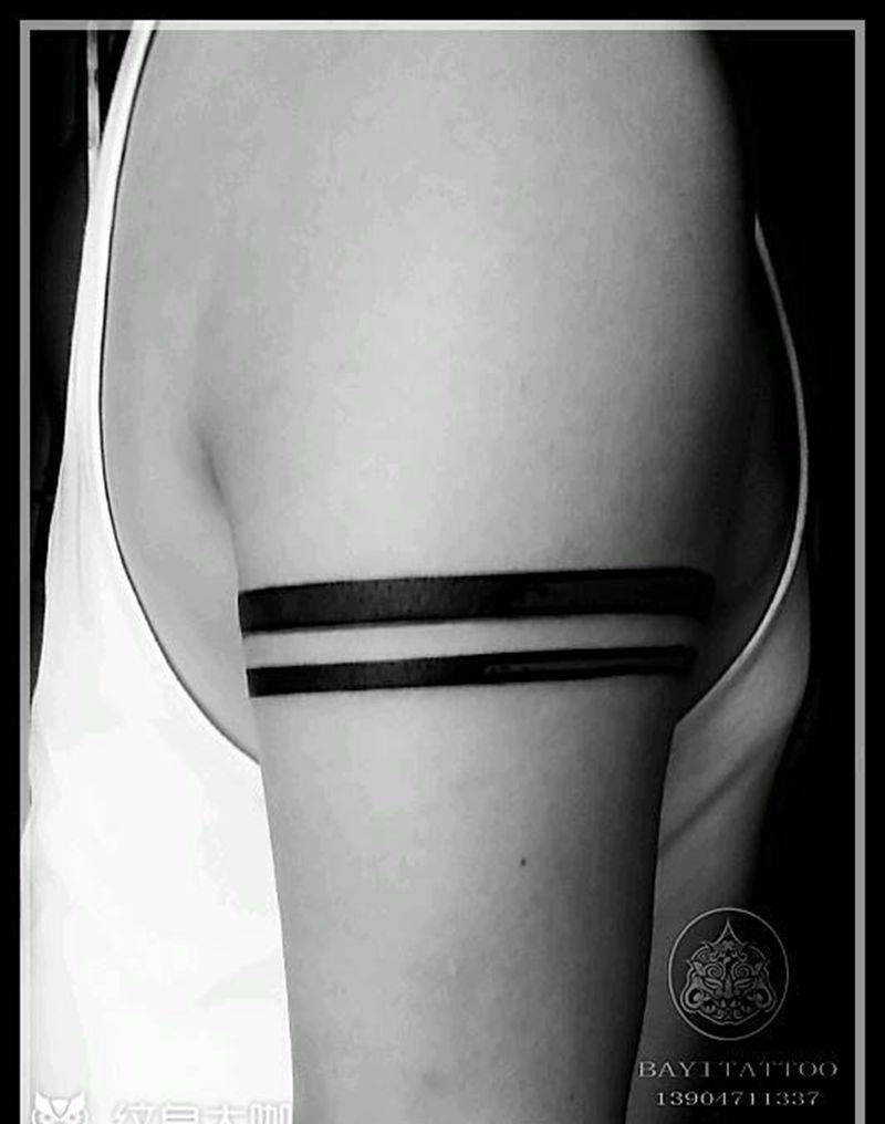 臂环纹身图片_手臂图腾内蒙古纹呼市巴依纹身图案