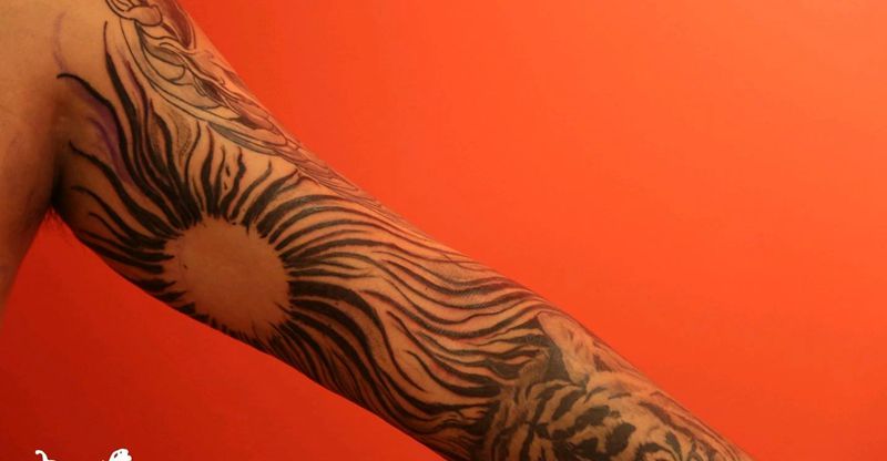 图腾纹身图片_手臂图腾纹身图案