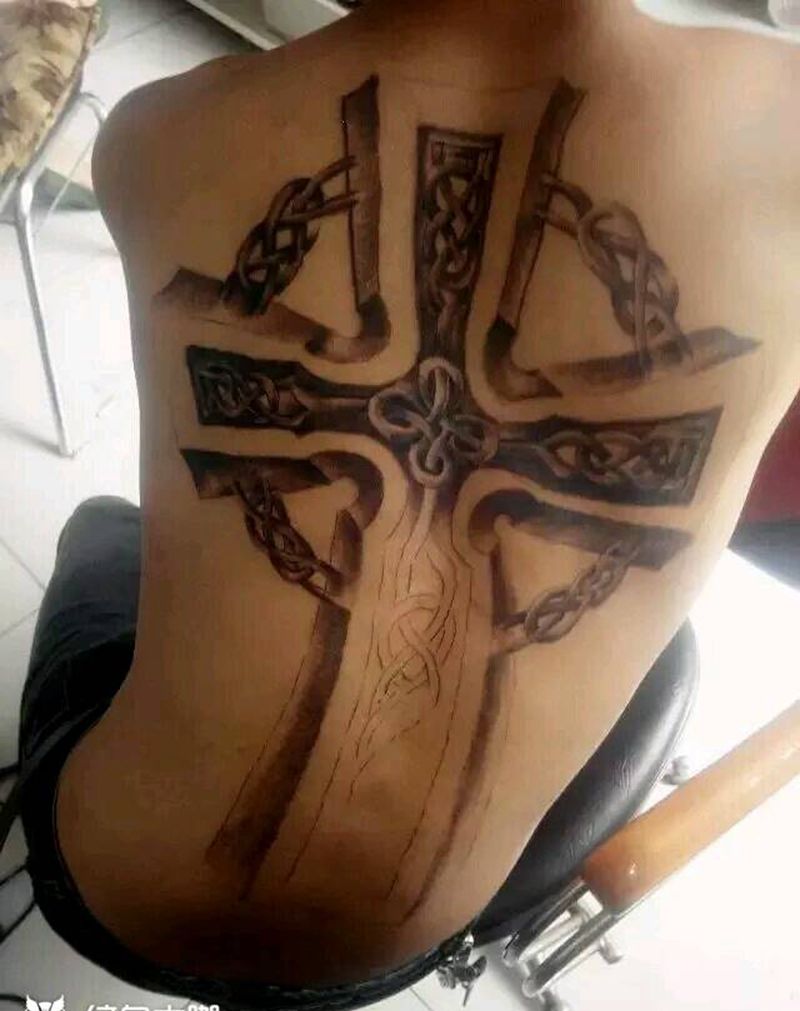 林元素纹身图片_欧美纹身图案