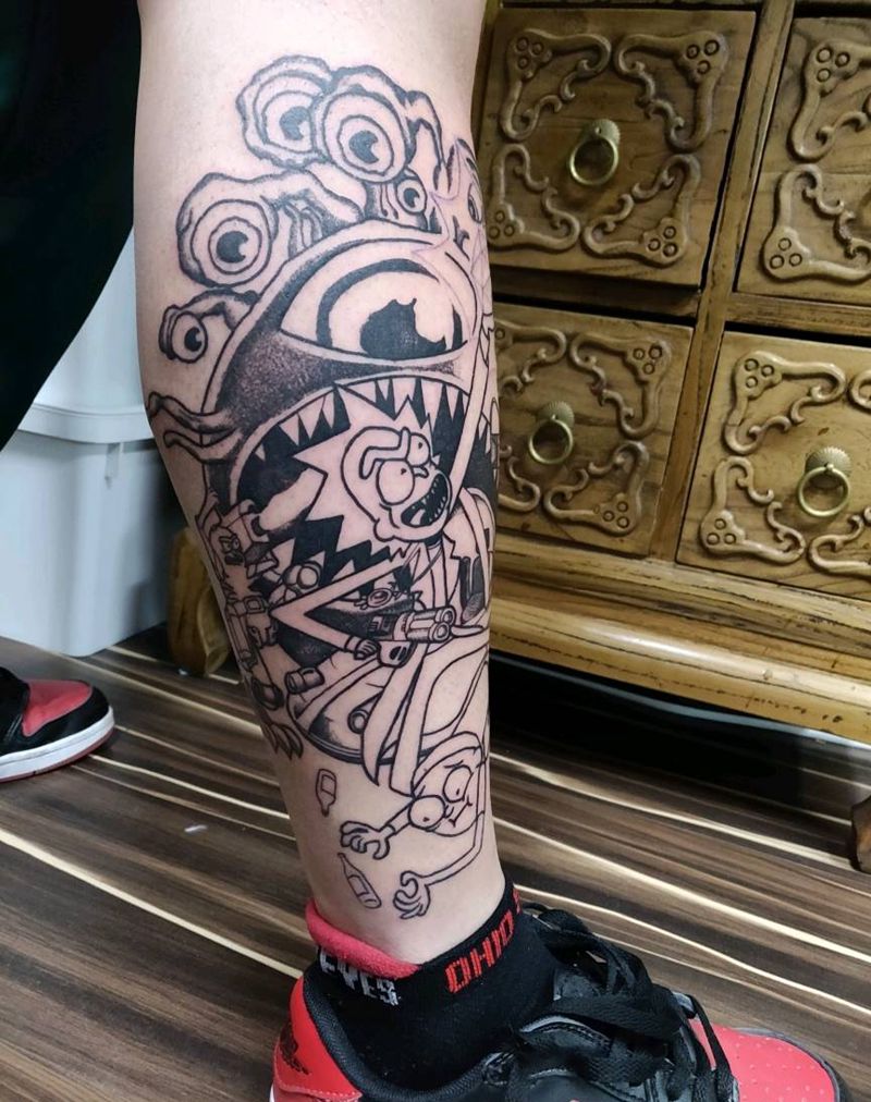 国民姥爷纹身图片