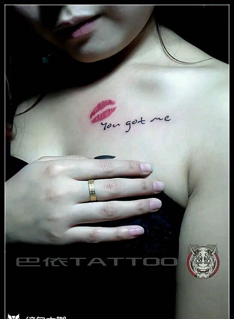 一堆唇纹身图片_内蒙古纹呼市巴依纹身图案