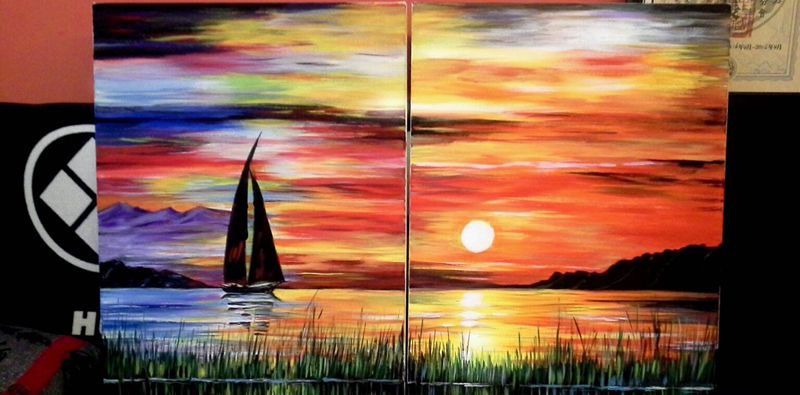 一帆风顺纹身图片_国画巴依纹身专业纹身纹身培训手稿手稿纹身图案