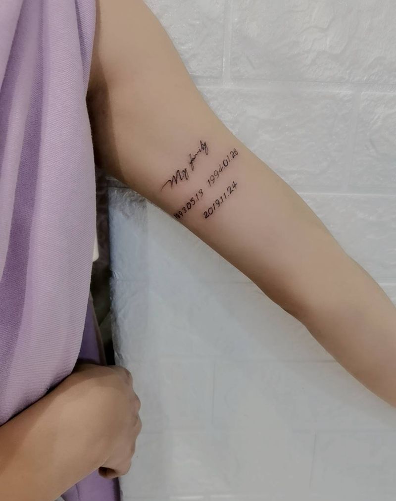 ❤️纪念纹身图片_字母纹身图案