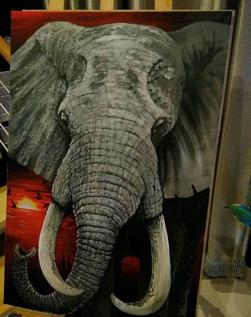 象纹身图片_动物原创内蒙古纹呼市巴依手稿插画纹身图案